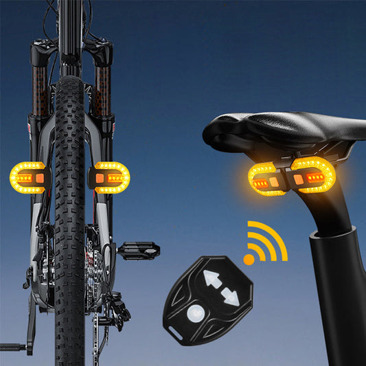 💎 50% RABATT! 💎 Drahtloses Fahrradrücklicht mit Fernbedienung – Blinker, Tag/Nacht-Modi & 5h Akkulaufzeit für maximale Sicherheit 🚴‍♂️💡