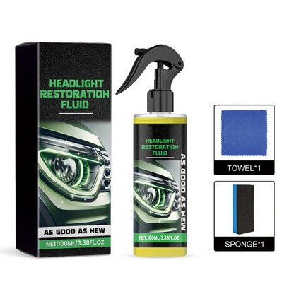 💎 50% RABATT! 💎 Scheinwerfer-Restaurierungsset – Entfernt Vergilbung & Oxidation, UV-Schutz + Streifenfreies Finish (100 ml) 🚗💡