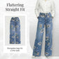 💎 -50% AUF BLUMEN-JEANS! 💎 Gerader Schnitt, Premium-Denim & Romantischer Look