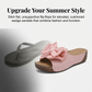 💎 -60% NUR HEUTE! 💎 Damen Keil-Sandalen mit Schleife: Stilvoll, Bequem & Rutschfest für den Sommer