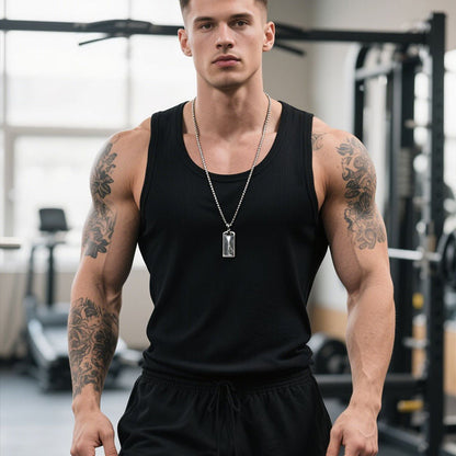 🏋️‍♂️ 50% RABATT AUF DAS HEAVY COTTON TANKTOP! 💪 Rippstrick, ärmellos & perfekt für Muskeldefinition – Sport & Freizeit 🏃