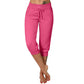 💎 -50% DAMEN 3/4 JOGGINGHOSE! 💎 Hoher Bund, Taschen & Weicher Strickstoff für Sport & Lounge
