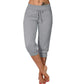 💎 -50% DAMEN 3/4 JOGGINGHOSE! 💎 Hoher Bund, Taschen & Weicher Strickstoff für Sport & Lounge