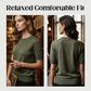 💎 -50% AUF STRICKTOPS! 💎 Damen Kurzarm: Leichtes Material & Bequemer Rundhals für jeden Look 👚🧶