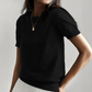💎 -50% AUF STRICKTOPS! 💎 Damen Kurzarm: Leichtes Material & Bequemer Rundhals für jeden Look 👚🧶