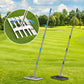 💎 50% RABATT! 💎 Profi-Rasenrakel aus Edelstahl – 180° Flexibilität, Rutschfester Griff & Schnelles Nivellieren für Garten & Golfplatz