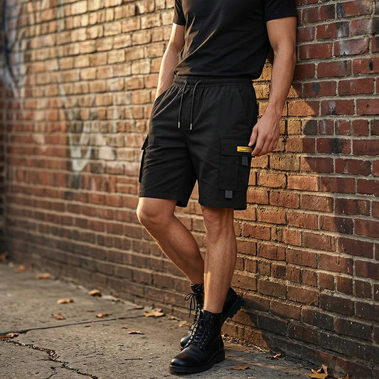 💎 -50% AUF HERREN-CARGO-SHORTS! 💎 + Kostenlose Socken 🧦 | Viele Taschen, Kordelzug & Atmungsaktiv für den Sommer ☀️