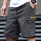 💎 -50% AUF HERREN-CARGO-SHORTS! 💎 + Kostenlose Socken 🧦 | Viele Taschen, Kordelzug & Atmungsaktiv für den Sommer ☀️