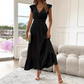 🐰🌸 OSTER-SPECIAL: -50% AUF DAS MAXIKLEID! ✨ V-Ausschnitt, Rüschen & taillierte Passform für pure Eleganz 👗