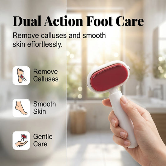 📢📢50% OFF & Buy 1 Get 1 Free⏰Double-Sided Foot Scraper for Callus Removal