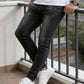 Herren Stretch-Jeans – modische figurbetonte Slim-Fit Jeans 2026 mit Vintage-Waschung