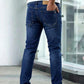 Herren Stretch-Jeans – modische figurbetonte Slim-Fit Jeans 2026 mit Vintage-Waschung