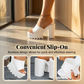 💎 50% RABATT! 💎 Slip-On Zehenfreie Sandalen – 11,5 cm Blockabsatz, Stabile Gummiprofilsohle & Pflegeleichtes PU
