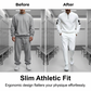 💎 -50% AUF HERREN-SPORTSET! 💎 Schlanke Passform, 3D-Druck & Atmungsaktiver Zweiteiler für den Herbst