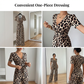 💎 -50% AUF DEN LEOPARDEN-JUMPSUIT! 💎 V-Ausschnitt, Tailliert & Weites Bein im Retro Y2K Style für Damen