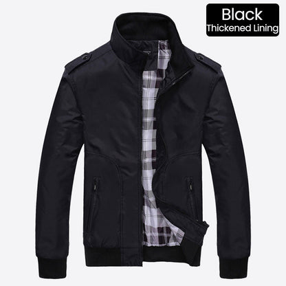🧥 60% RABATT ! Elegante Windjacke für Herren – Lässiger Business-Style mit Stehkragen & Mehreren Taschen 💼
