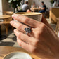 💎 -60% AUF DEN VINTAGE-RING! 💎 Böhmische Ranken, Schwarzer Edelstein & Filigranes Design für Zeitlose Eleganz✨