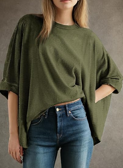 👕 FLASH-SALE 50% AUF DIESES T-SHIRT! 🌞 Damen T-Shirt – Lässig, Locker & Vielseitig Kombinierbar 🌼