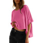 👕 FLASH-SALE 50% AUF DIESES T-SHIRT! 🌞 Damen T-Shirt – Lässig, Locker & Vielseitig Kombinierbar 🌼