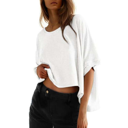 👕 FLASH-SALE 50% AUF DIESES T-SHIRT! 🌞 Damen T-Shirt – Lässig, Locker & Vielseitig Kombinierbar 🌼