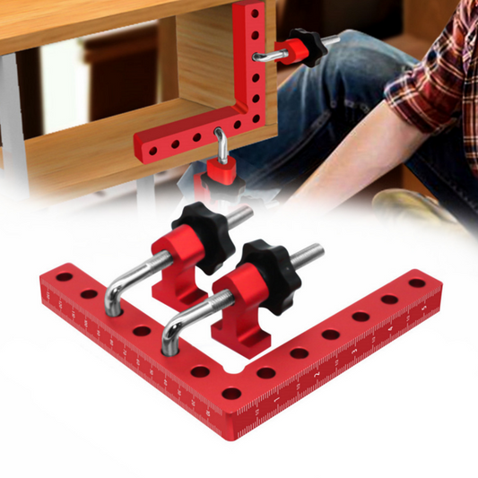 🔧⏰ 50% RABATT! 90° Positionierwinkel & Rechtwinkel-Klemmen Set aus Alu – Für perfekte Holzarbeiten & Montagen 🛠️