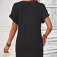 💎 -50% AUF DAS DAME KLEID MIT KNÖPFEN ! 💎 V-Ausschnitt, Rollärmel & 5 Einfarbige Farben ✨