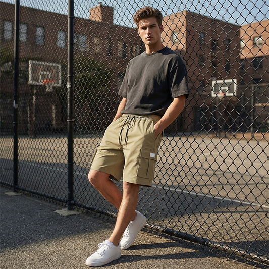 💎 -50% AUF DIE HERREN CARGO-SHORTS! 💎 Atmungsaktiv, Elastischer Bund & Taschen für den perfekten Sommer-Look ✨