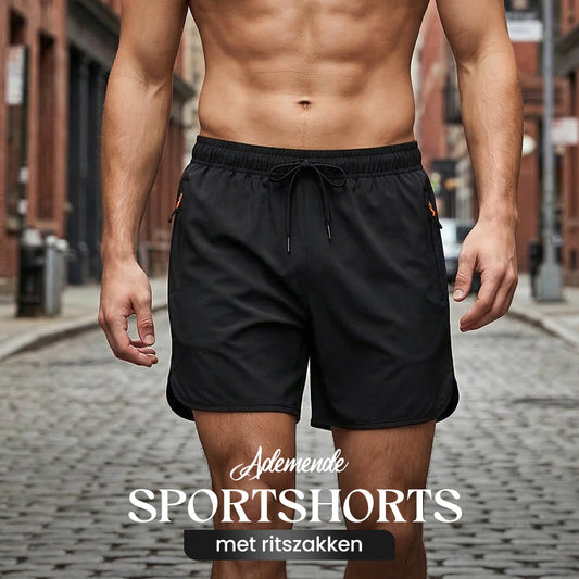 💎 SPORTSHORTS MIT ZIPPER-PAKET: 5 STÜCK FÜR 49,99 €! 💎 Atmungsaktiv, Schnelltrocknend & Perfekt fürs Training ✨