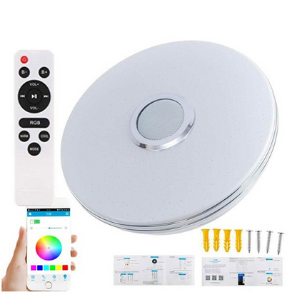 💎 -50% AUF INTELLIGENTE LED-DECKENLEUCHTE MIT BLUETOOTH! 💎 RGB-Beleuchtung, Integrierter Lautsprecher & App-Steuerung ✨
