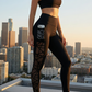 💎 -50% AUF DAS YOGAHOSE! 💎 Hohe Taille, Herz-Muster & Tasche für Yoga & Sport ✨