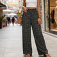 👖⏰ 50% RABATT nur für kurze Zeit! Damen-Hose mit gerafftem Hohem Bund & Weitem Bein – Leicht, vielseitig & eleganter Oversize-Style 🌿