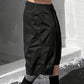 👖 LIMITIERT: 50% RABATT! 🔥 Herren-Caprihose in Übergrößen – Weites Bein, Elastischer Bund mit Kordelzug, Strapazierfähiges Polyester 🔥