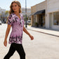 👕 LIMITIERT 50% RABATT! ✨ Damen-Blumen-Shirt – Leichter Stoff, Weite Passform & Vielseitig Tragbar 🌸