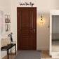 🖼️ 50% RABATT ! ✨ Boho-Wanddekor Holzschild – Mit „LOVE YOU“ & „BYE“ – Stilvolle Wohnzimmer-Deko 🏡