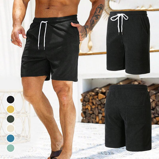 🩳 LIMITIERTES ANGEBOT: 50% RABATT! 🍃 Schlichte Cord-Shorts für Herren – Atmungsaktiv, Bequem & Alltagstauglich ✨