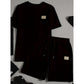 👕 LIMITIERTES ANGEBOT: 50% RABATT! ✨ Zweiteiler-Set für Herren – Einfarbig, Weich, Lässig 🩳