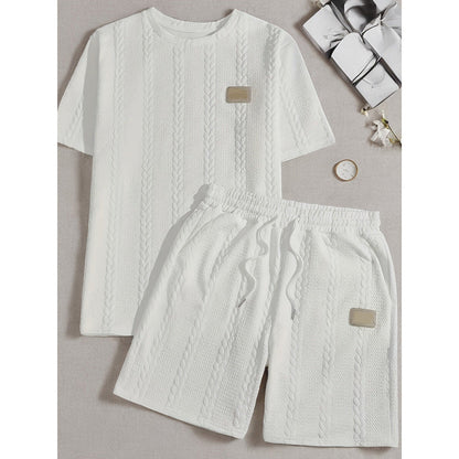 👕 LIMITIERTES ANGEBOT: 50% RABATT! ☀️ Einfarbiges Zweiteiler-Set für Herren (T-Shirt & Shorts) – Weicher, Atmungsaktiver Stoff & Lässiger Schnitt 🩳
