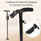 📢📢40% OFF !! ⏰Aluminum Alloy LED Light Anti-Skid Folding Walking Stick