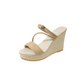 👡 LIMITIERT: 50% RABATT! 🔥 Damen Keil-Sandalen mit 10 cm Absatz & Wechselbaren Riemen – Peep-Toe, Stabile Plattform für Komfort ☀️