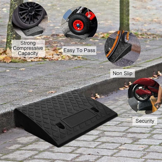 🛣️ LIMITIERTES ANGEBOT: 50% RABATT! ♿ Leichte Bordsteinrampe – Rutschfest, Stabil & Einfach zu Installieren ✨