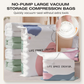 🧳1 kaufen, 1 gratis dazu💨  Vakuum-Aufbewahrungsbeutel ohne Pumpe – Drücken und versiegeln, keine Pumpe erforderlich. Spart 80 % Platz, hält Kleidung trocken und staubfrei. Ideal für voluminöse Bettwäsche und saisonale Ausrüstung. 🛏️🗄️