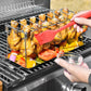 🍗 LIMITIERTES ANGEBOT 50% RABATT! ✨ Bratrost für Hähnchenkeulen – 14 Fächer, Edelstahl, Klappbar 🔥