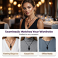 🖤 LIMITIERT: 60% RABATT! ✨ Konischer Anhänger aus Synthetischem Obsidian – Unisex, Gewebtes Netz, Verstellbare Kordel & Minimalistisch 🎁