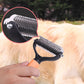 🐾 SPEZIALANGEBOT: 50% RABATT! 🐱 Doppelseitige Fellpflege-Enthaarbürste – Effektiv gegen Losehaar, Sanft zur Haut ✨
