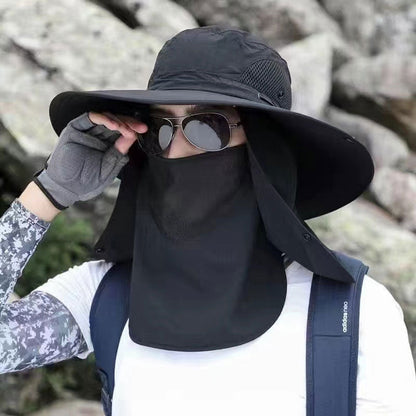 ⛰️ AKTION: LIMITIERT 50% RABATT! ☀️ Sonnenhut für Bergsteiger – mit Nackenschutz, Lüftung & UPF 50+ für Outdoor-Abenteuer 🧢