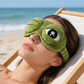 🐸 LIMITIERT: 1+1 GRATIS! 😴 Weiche 3D-Frosch-Schlafmaske – Verstellbare Augenlider, Lichtdicht & Atmungsaktiv ✨