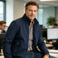 👖 LIMITED-TIME 50% RABATT! ✨ Herren Stehkragen-Jacke – Mit Karomuster-Futter, Reißverschlusstaschen 🧥