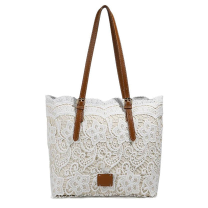 👜 LIMITED-TIME 50% RABATT! 🌸 Elegante Spitzen-Tote-Bag – Großes Fassungsvermögen, Verstellbare Henkel ✨