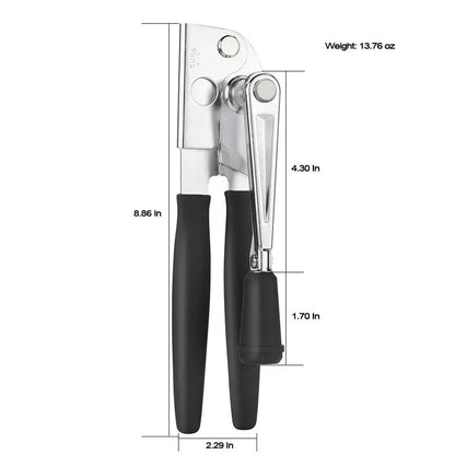 ⚙️ LIMITED-TIME 50% RABATT! 🥫 Ergonomischer Dosenöffner mit 360° Drehgriff + Flaschenöffner ✨