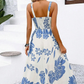 🌺 LIMITED-TIME 50% RABATT! 👗 Damenkleid mit Spaghettiträgern und Blumenmuster – Gesmocket, A-Linie, Leicht 🦋